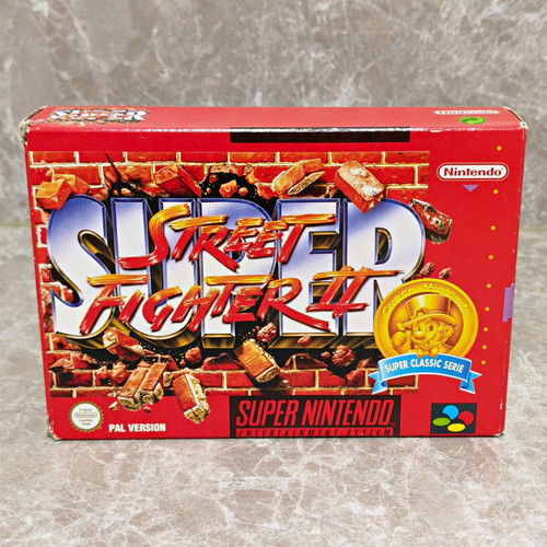 Snes karton street fighter - snes, 2