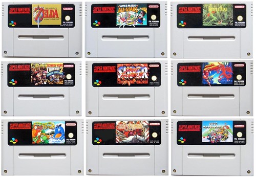 Super nintendo spiel auswahl - spiel,