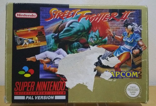 Snes spiel street fighter 2 - fighter,