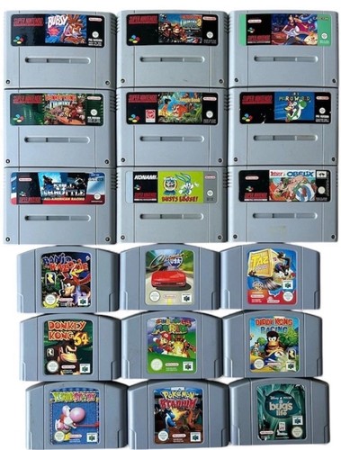 Super nintendo snes n64 - super, &